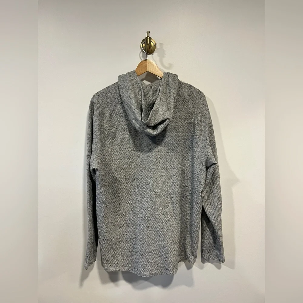 Men’s Lululemon At Ease Hoodie Textured Gray - Picture 3 of 6